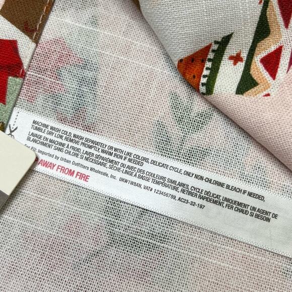 Anthropologie Fotini Tikkou Santa Mrs Claus Mugs Dish Towel Christmas Cup of Joy - Picture 6 of 7